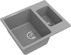 Ewigstein Мойка кухонная Gerd 60K серый металлик – фотография-1